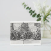 Handel zwischen mexikanischen Amerikanischen Urein Postkarte (Stehend Vorderseite)