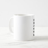 Handeln meines Teils für Frieden Kaffeetasse (Vorderseite Links)