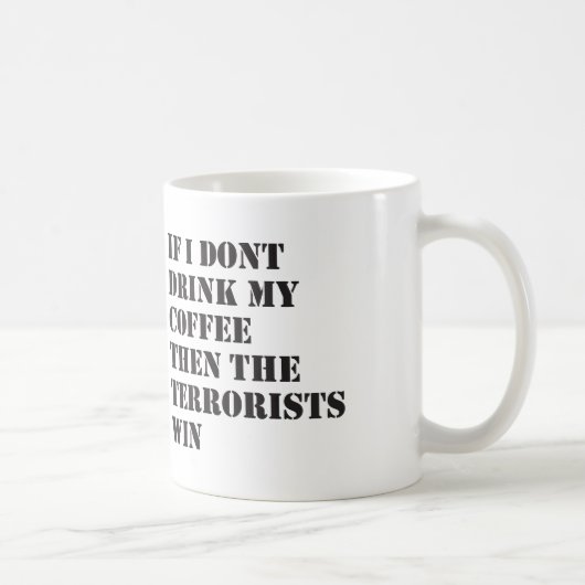 Handeln meines Teils für Frieden Kaffeetasse (Rechts)