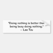 Handeln nichts… autoaufkleber (Vorne)