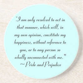 Handeln Sie in der Weise, um Glück zu schaffen Jan Sandstein Untersetzer