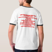 Handelndes AntiShirt der Männer zwei Farb T-Shirt (Rückseite)