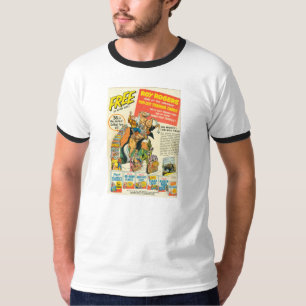 Handels-Karten-Werbung T - Shirt ROY ROGERS 1952