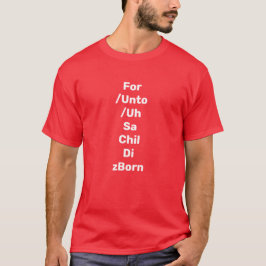 Händels Messiah Für uns ist ein Kind geboren Chor T-Shirt
