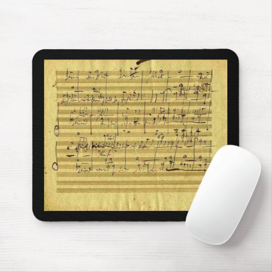 Handels "Messiah" in Beethovens Hand Mousepad (Mit Mouse)
