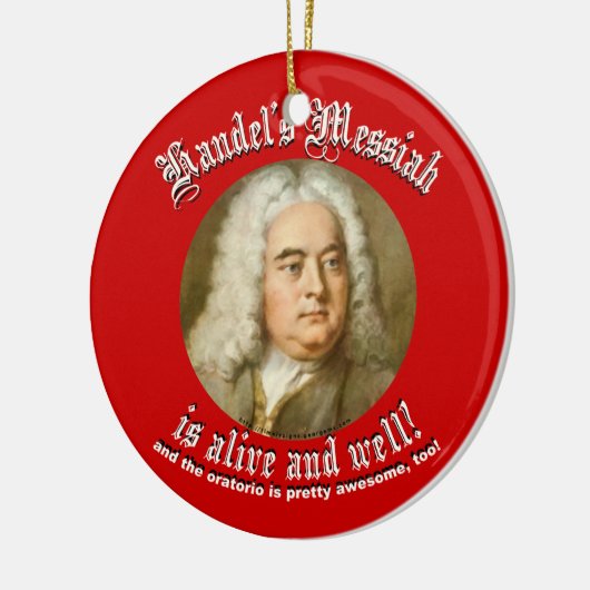 Handels Messiah Keramikornament (Links)