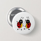 HANDELS, Tanzen-Marienkäfer Button (Vorne & Hinten)