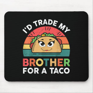 Handelsberater für Taco Mexikanisches Mädchen Funn Mousepad
