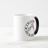 Handelsdesign | Bärisches Muster | Pips Verwandlungstasse (VorderseiteRechts)