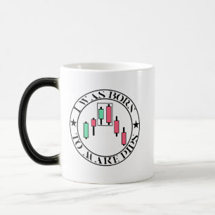 Handelsdesign Bärisches Muster Pips Verwandlungstasse