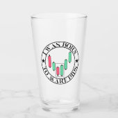 Handelsdesign | Bullisches Muster | Pips Glas (Vorderseite)