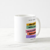 Handelsdesign | Erinnerung | Motivation auf Marmor Kaffeetasse (VorderseiteRechts)