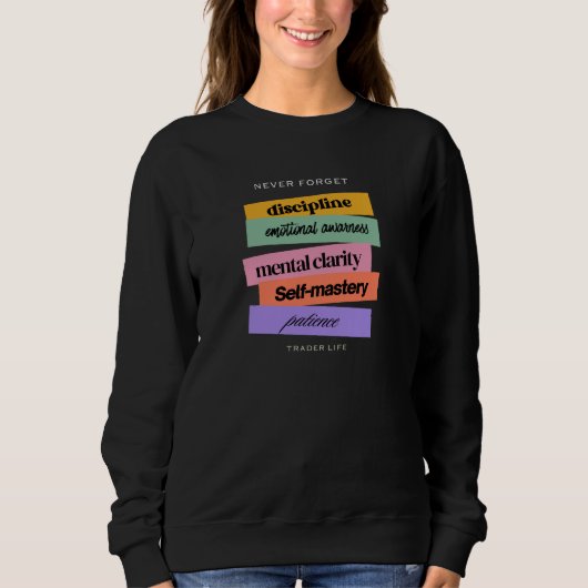Handelsdesign | Erinnerung | Motivation Sweatshirt (Vorderseite)