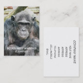 HANDELSFENSTELLE VISITENKARTE (Vorne/Hinten)