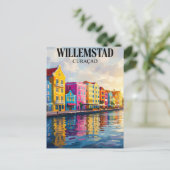 Handelskade Curaçao Postkarte (Stehend Vorderseite)