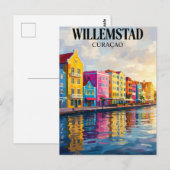 Handelskade Curaçao Postkarte (Vorne/Hinten)