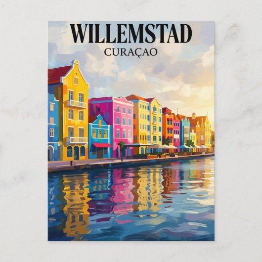 Handelskade Curaçao Postkarte (Vorderseite)