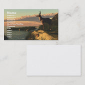 Handelskarte für den Hirschsee Visitenkarte (Vorne/Hinten)