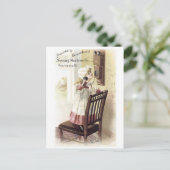 Handelskarte für Haushaltsnähmaschinen Postkarte (Stehend Vorderseite)