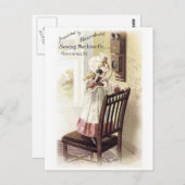 Handelskarte für Haushaltsnähmaschinen Postkarte (Vorne/Hinten)