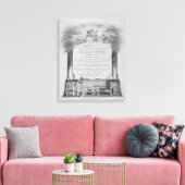 Handelskarte Moore & Co. Leinwanddruck (Insitu (Wohnzimmer))