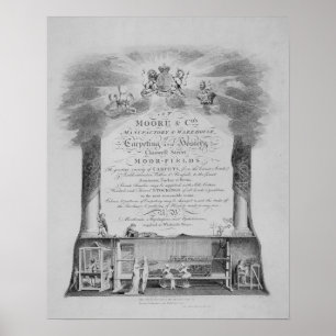 Handelskarte Moore & Co. Poster