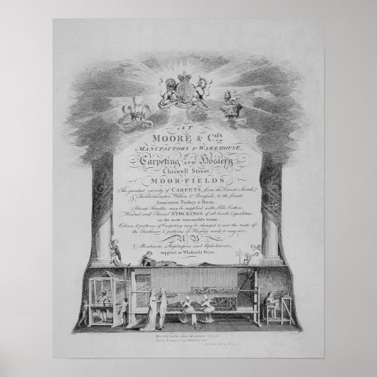 Handelskarte Moore & Co. Poster (Vorne)