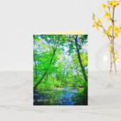 HANDELSKARTE RIVER BRIGHT GREETING CARD KARTE (Gelbe Blume)