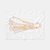 Handelskletterdrähte und -muttern fleecedecke (Vorderseite (Horizontal))