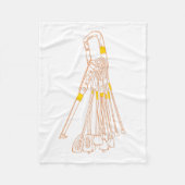 Handelskletterdrähte und -muttern fleecedecke (Vorderseite)