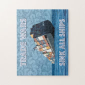 Handelskriege stürzen alle Schiffe Puzzle (Vertikal)