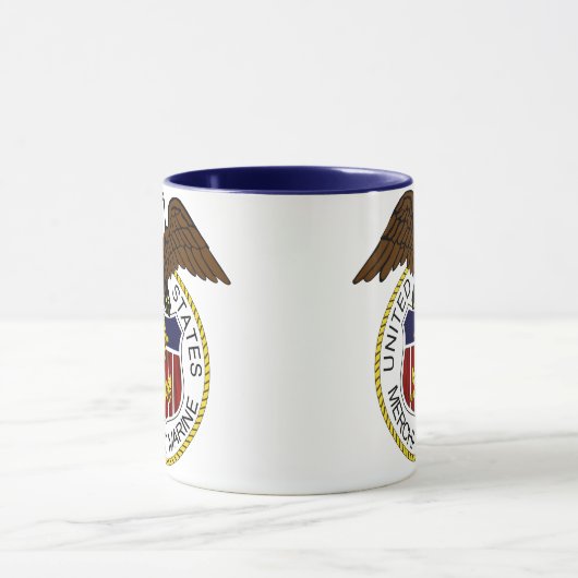 Handelsmarine-Siegel-Matrose-Tasse Tasse (Zentrum)