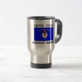 Handelsmarine US Reisebecher (VorderseiteRechts)