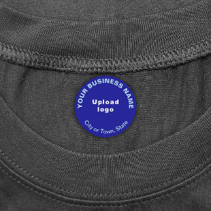 Handelsmarke auf dem Etikett "Blue Round Iron On L