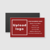 Handelsmarke auf der roten Magnetkarte (Vorne/Hinten)