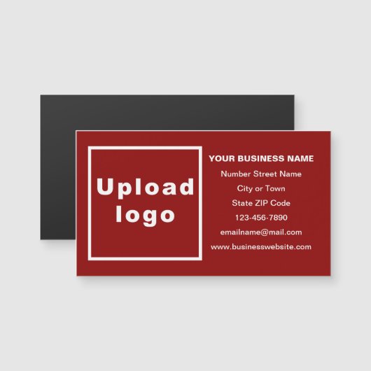 Handelsmarke auf der roten Magnetkarte (Vorne/Hinten)