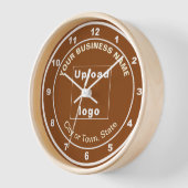 Handelsmarke auf der Rundholz-Rahmenuhr Uhr (Winkel)