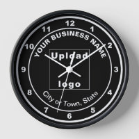 Handelsmarke auf der Rundschaltuhr aus schwarzem H