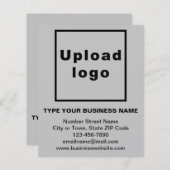 Handelsmarke auf grauem Papier (Vorne/Hinten)