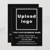 Handelsmarke auf schwarzem Papier (Vorne/Hinten)