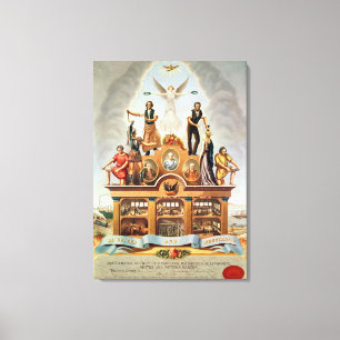 Handelsmarke der Amalgamated Society Leinwanddruck