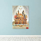 Handelsmarke der Amalgamated Society Leinwanddruck (Insitu (Holzboden))