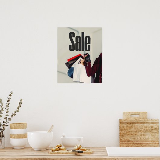 Handelsmarke für den Einzelhandel, Verkaufsposter Poster (Küche)