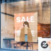 Handelsmarke für Einzelhandel Fensteraufkleber (Café-Fenster)