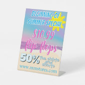 Handelsmarke Sockelschild (Vorderseite)