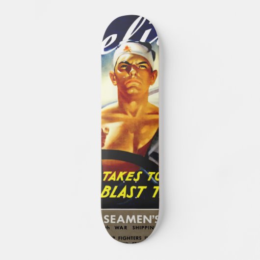 Handelsmatrosen Skateboard (Vorderseite)