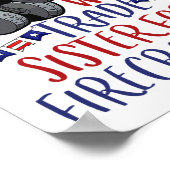 Handelsminister für Firecracker US Flag 4. Juli B Poster (Ecke)
