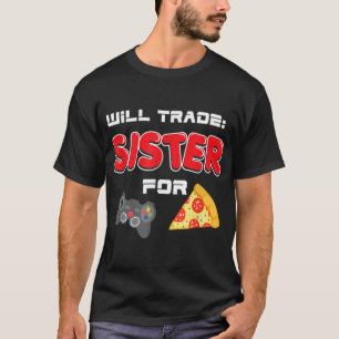 Handelsminister für Videospiele und Pizza Brothe T-Shirt