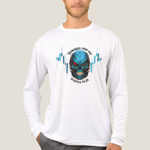 Handelsmotivation Schädel Erinnern Tri-Blend Shirt