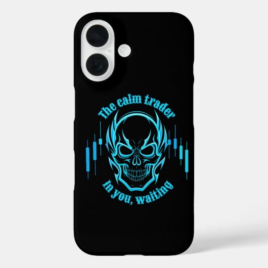 Handelsmotivation | Schädel | Ruhiger Händler Case-Mate iPhone Hülle (Rückseite)